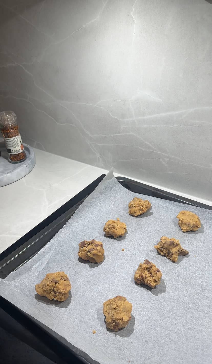 Cookies klare til steking